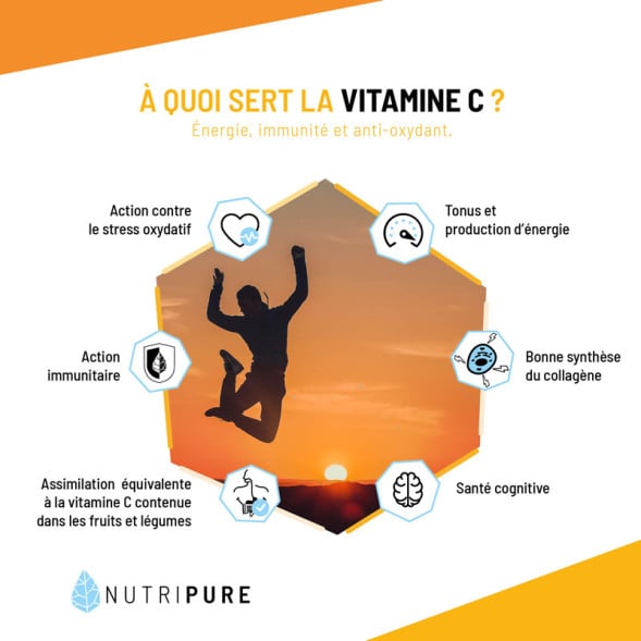 Vitamine C QualiC naturelle et végétale : 60 gélules pullulan 13,9€