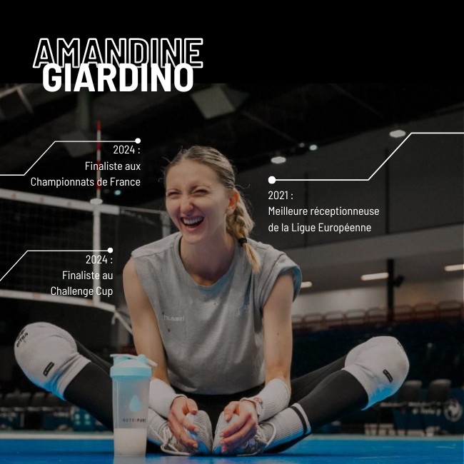 Amandine Giardino : une étoile montante du volley français