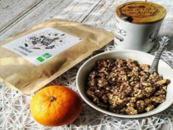 Petit déjeuner sain au Pure Granola Chocolat