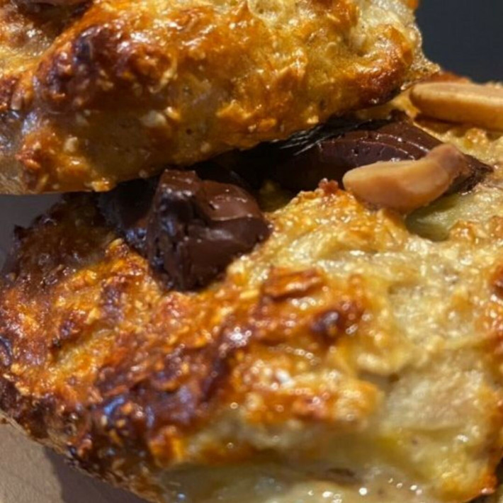 Cookies protéinés à la banane