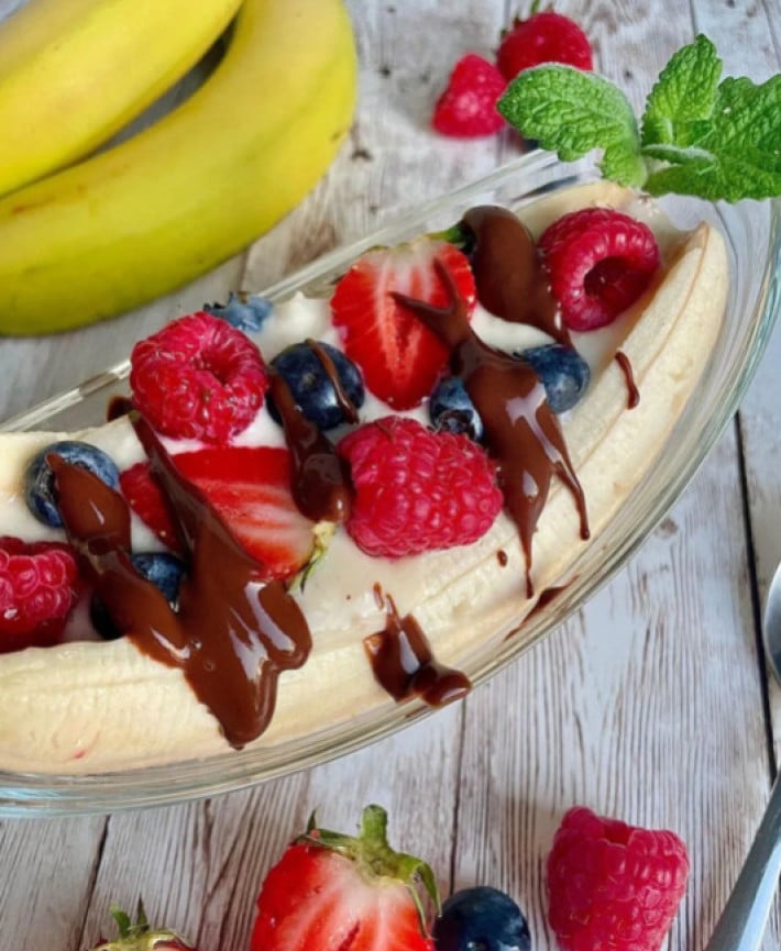 Banana split healthy