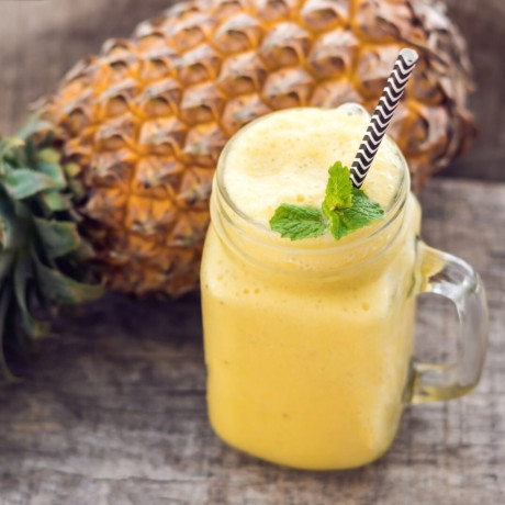 Smoothie protéiné ananas